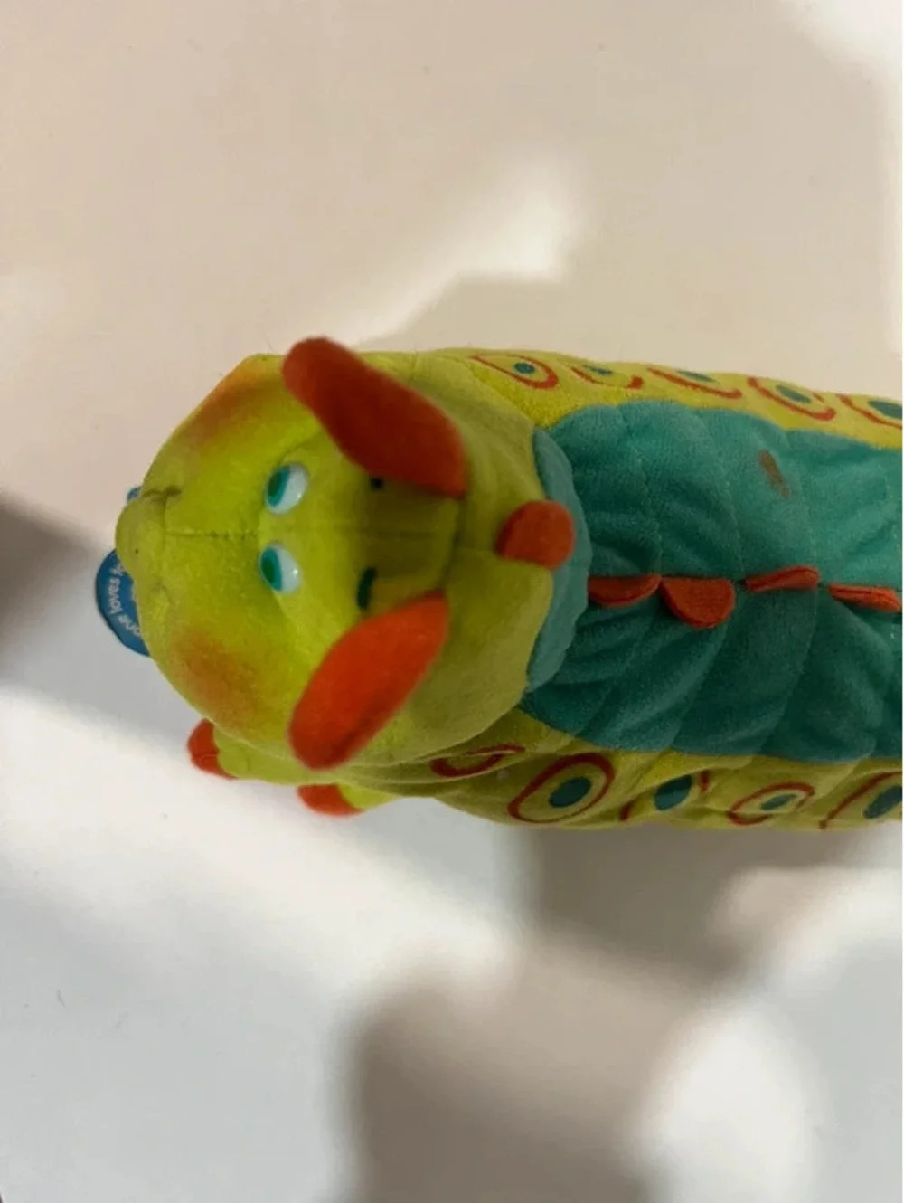 Disney “A Bugs Life” Heimlich Plush Soft Toy Green Caterpillar 11”